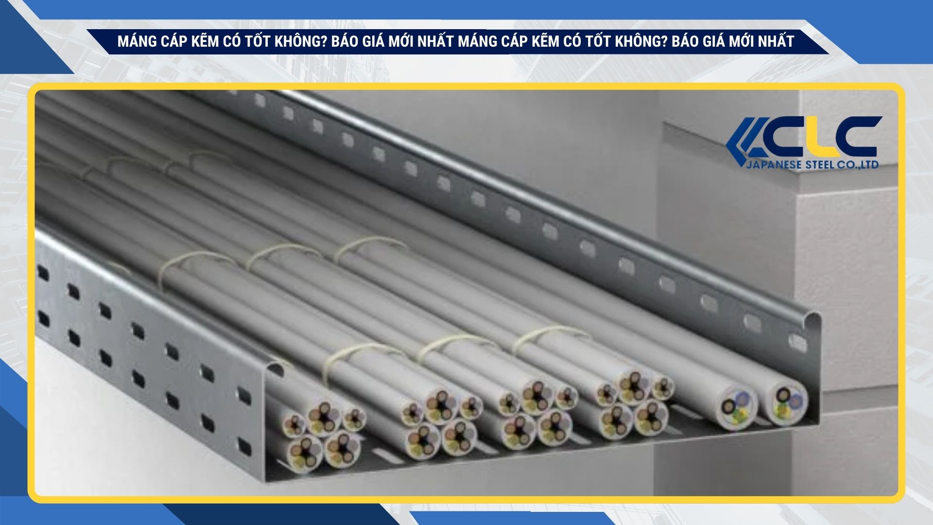 Phân loại máng cáp kẽm phổ biến