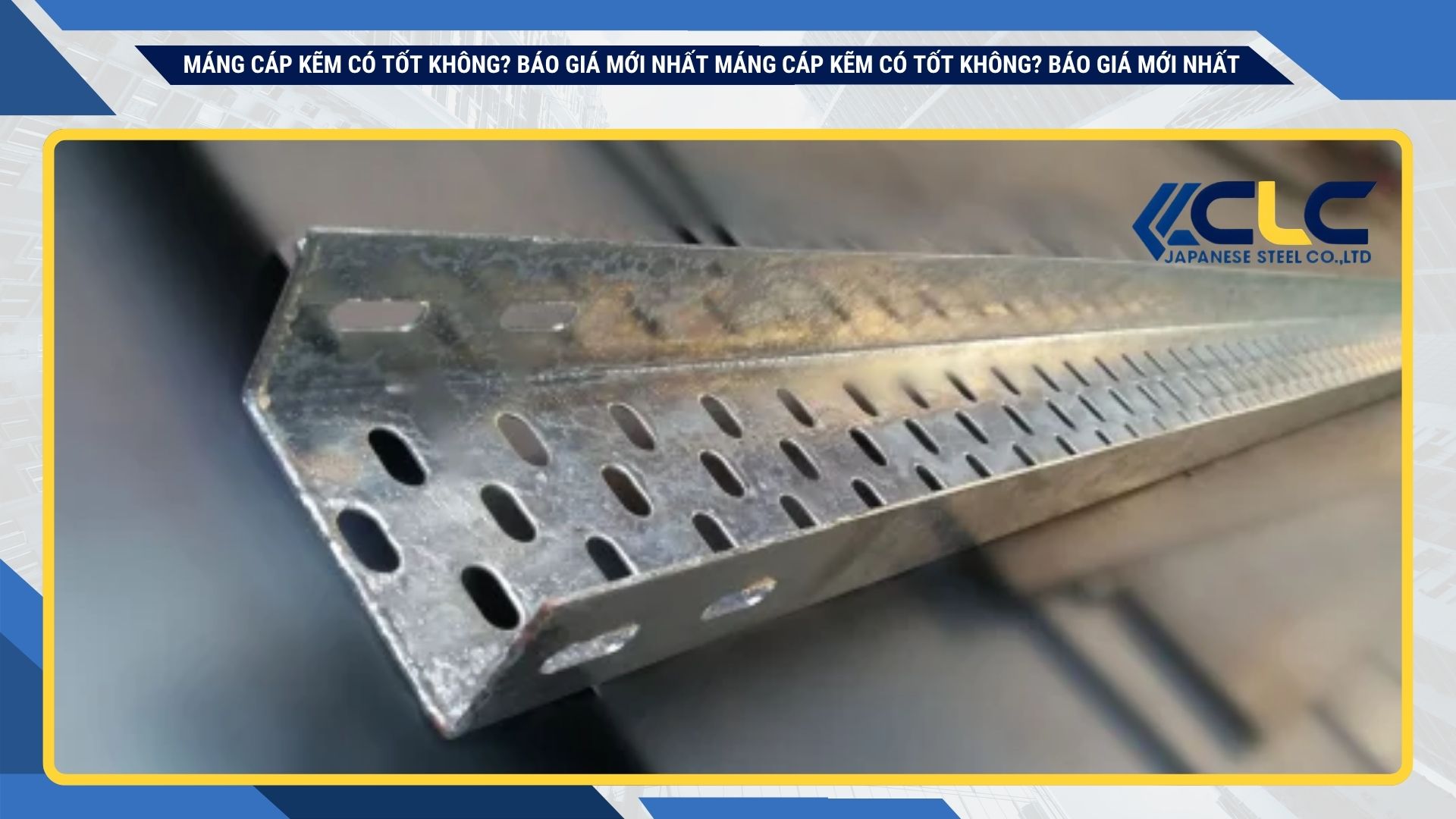 Kinh nghiệm chọn máng cáp kẽm đúng cho công trình