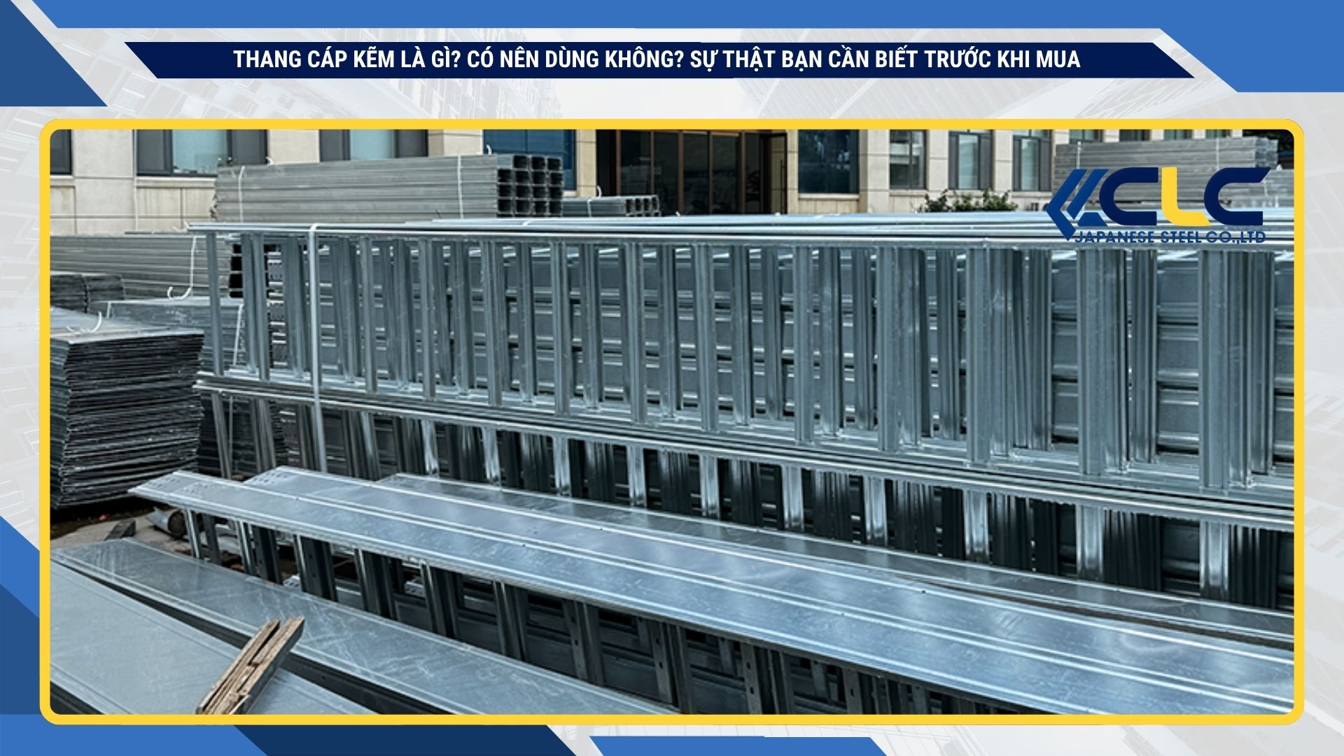 Thang cáp kẽm nhúng nóng