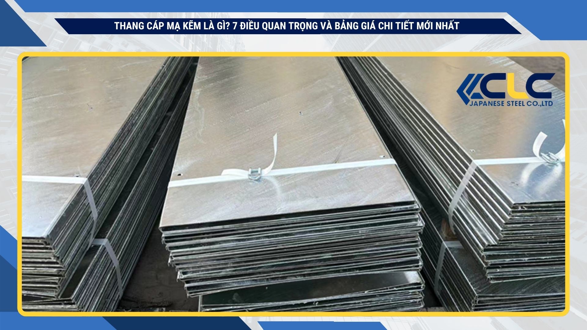 Ưu điểm nổi bật của thang cáp mạ kẽm mà có thể bạn chưa biết