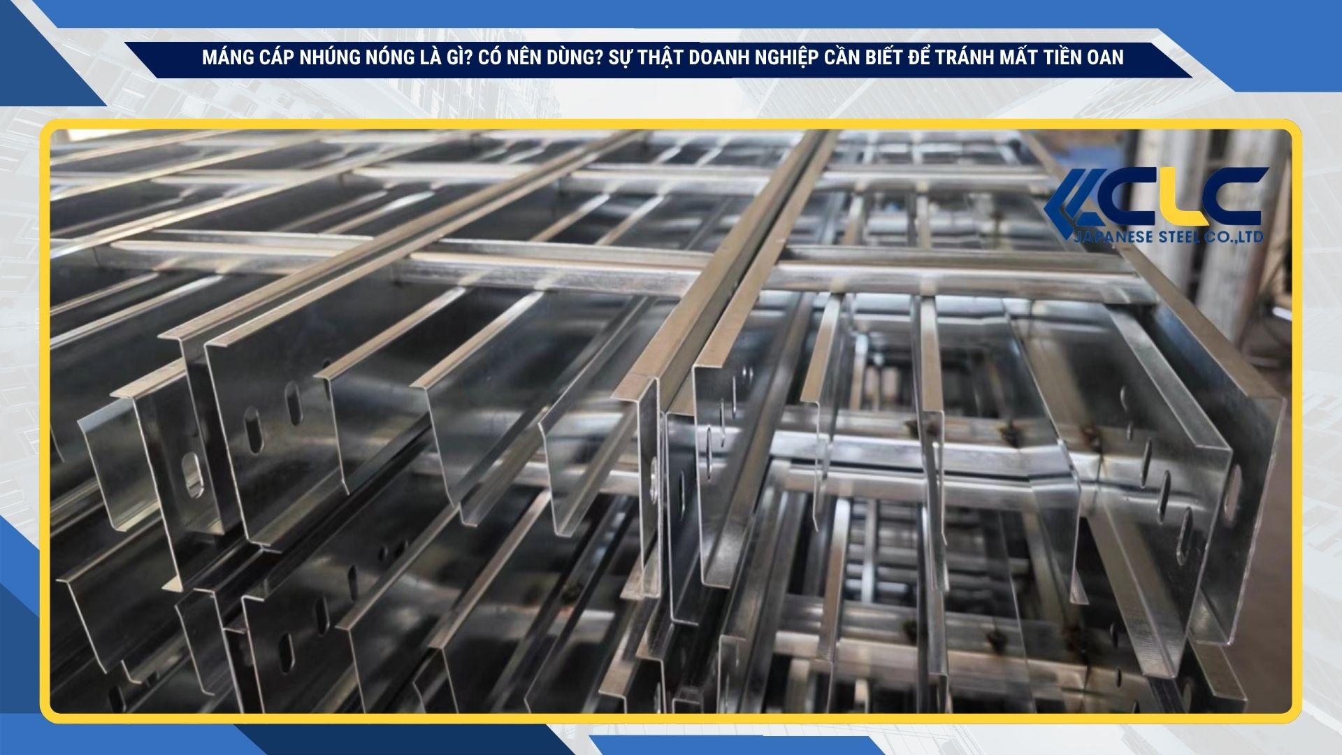 Ứng dụng thực tế của máng cáp nhúng nóng