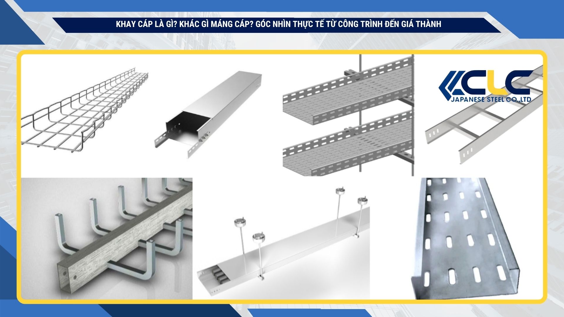 Khay cáp là gì? Khác gì máng cáp? Góc nhìn thực tế từ công trình đến giá thành