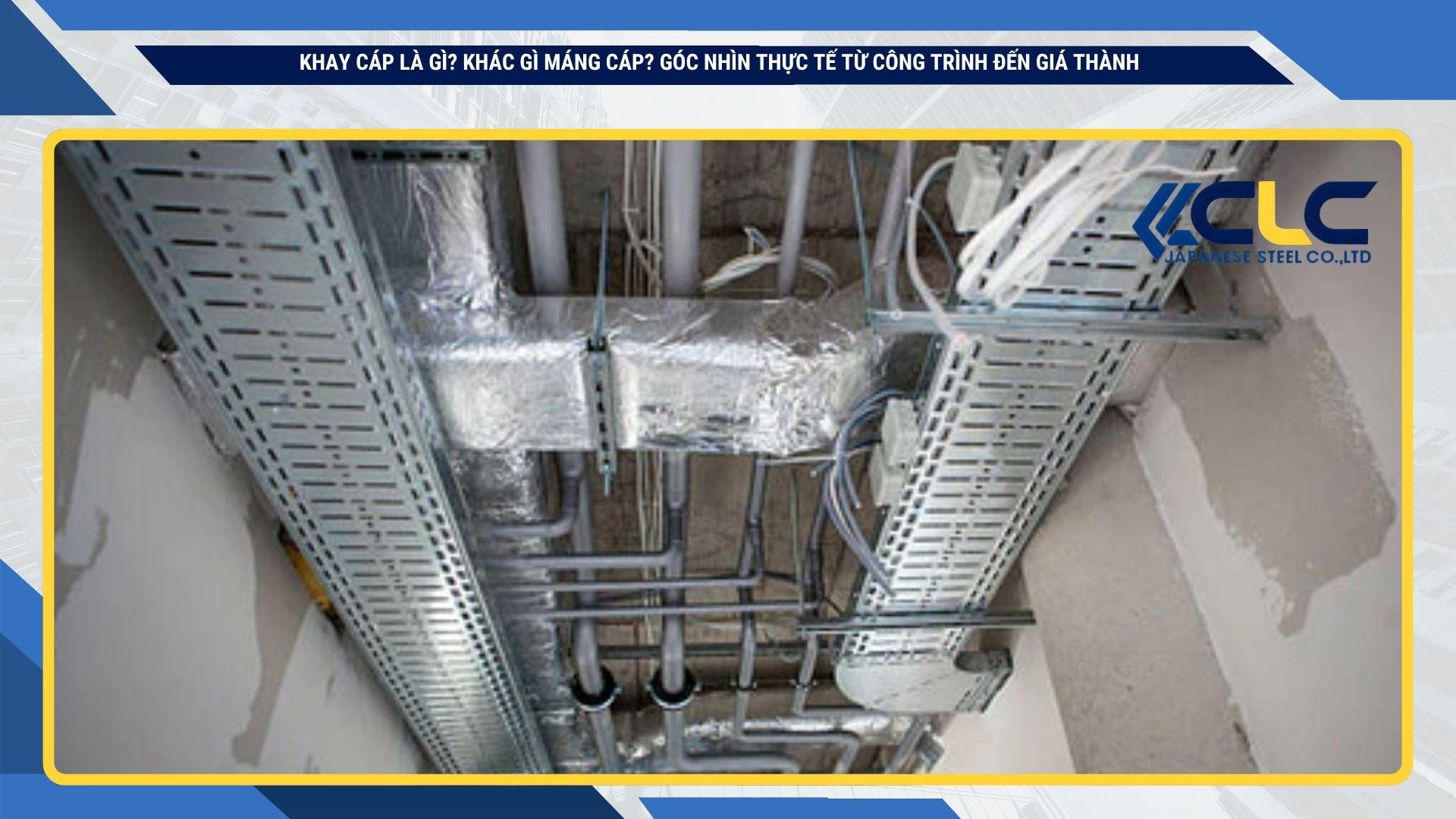 Máng cáp là gì? Hiểu nhanh để không nhầm lẫn