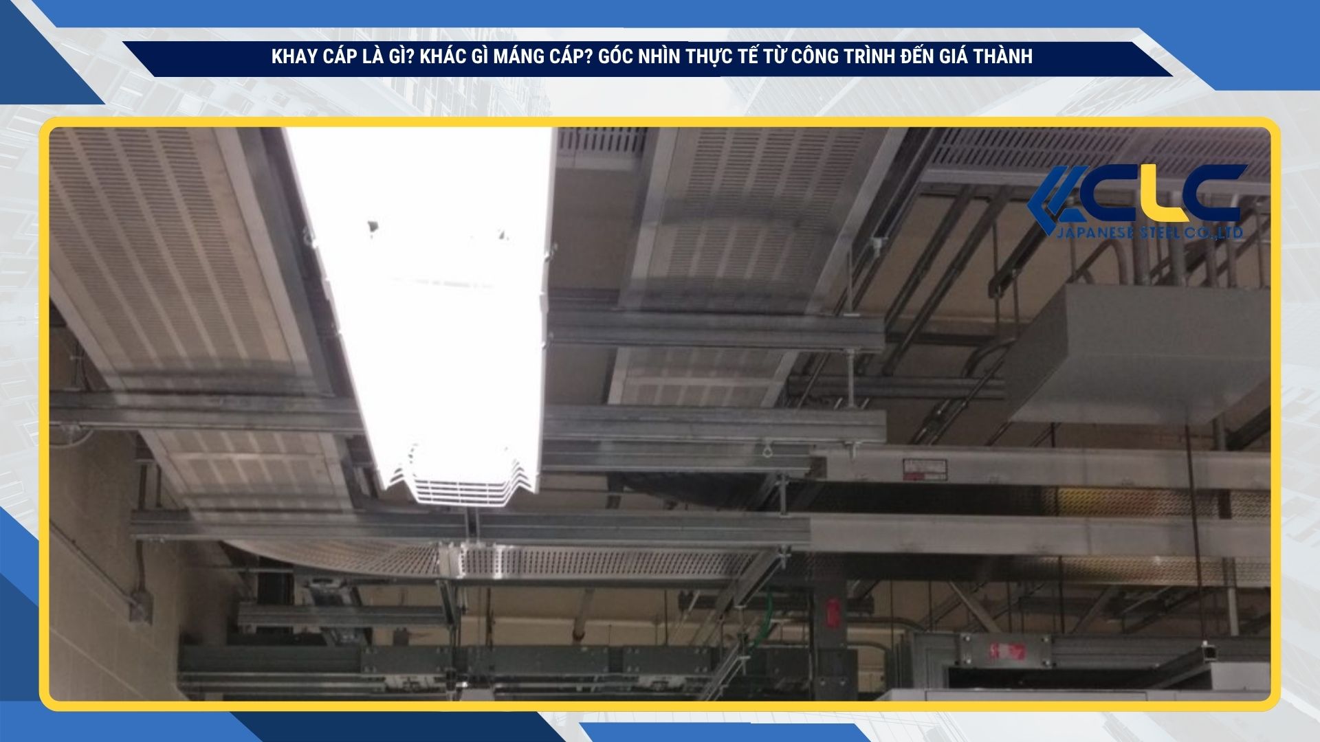 Quy trình lắp đặt khay cáp đúng kỹ thuật