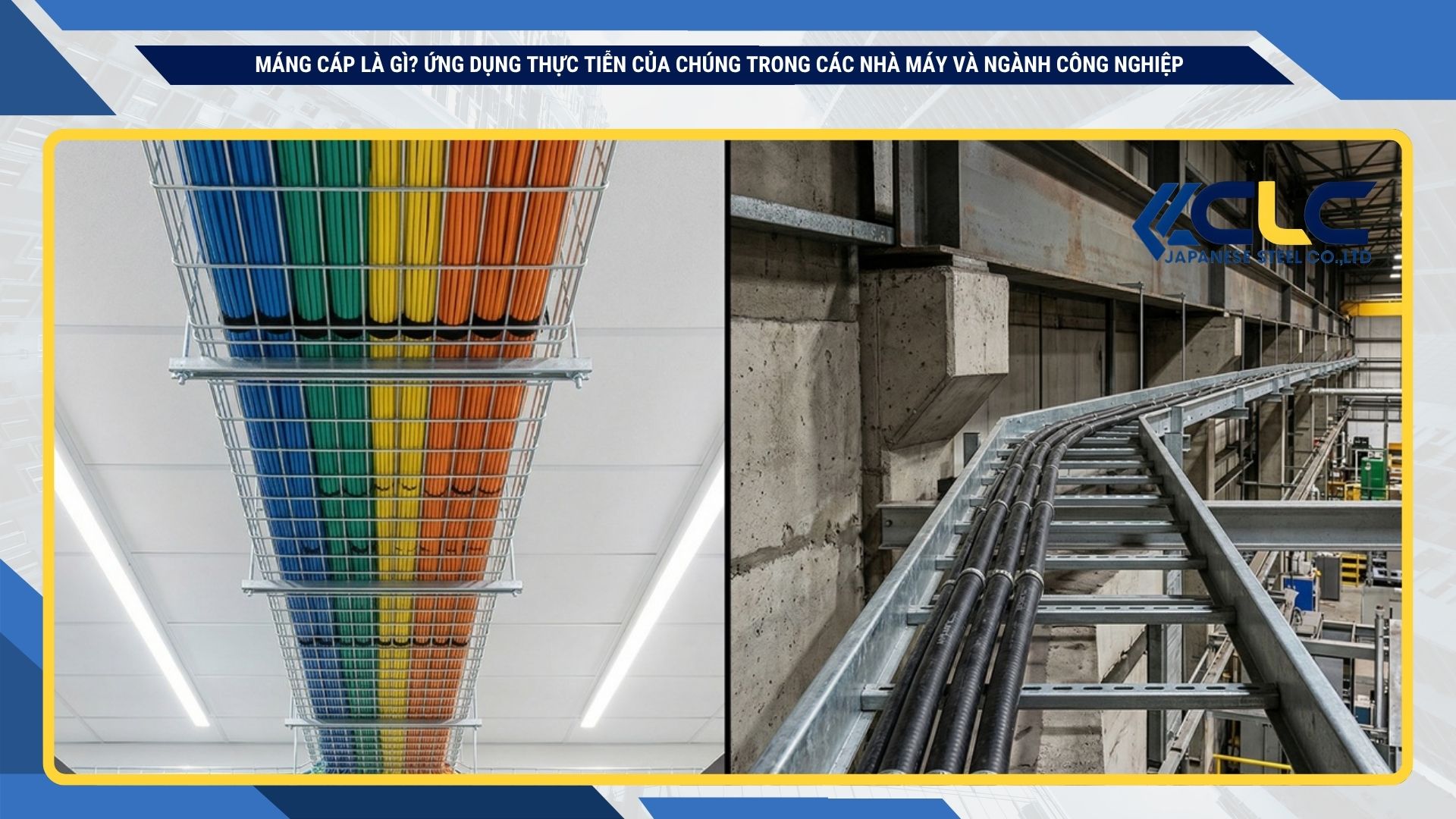 Máng cáp là gì? Ứng dụng thực tiễn của chúng trong các nhà máy và ngành công nghiệp