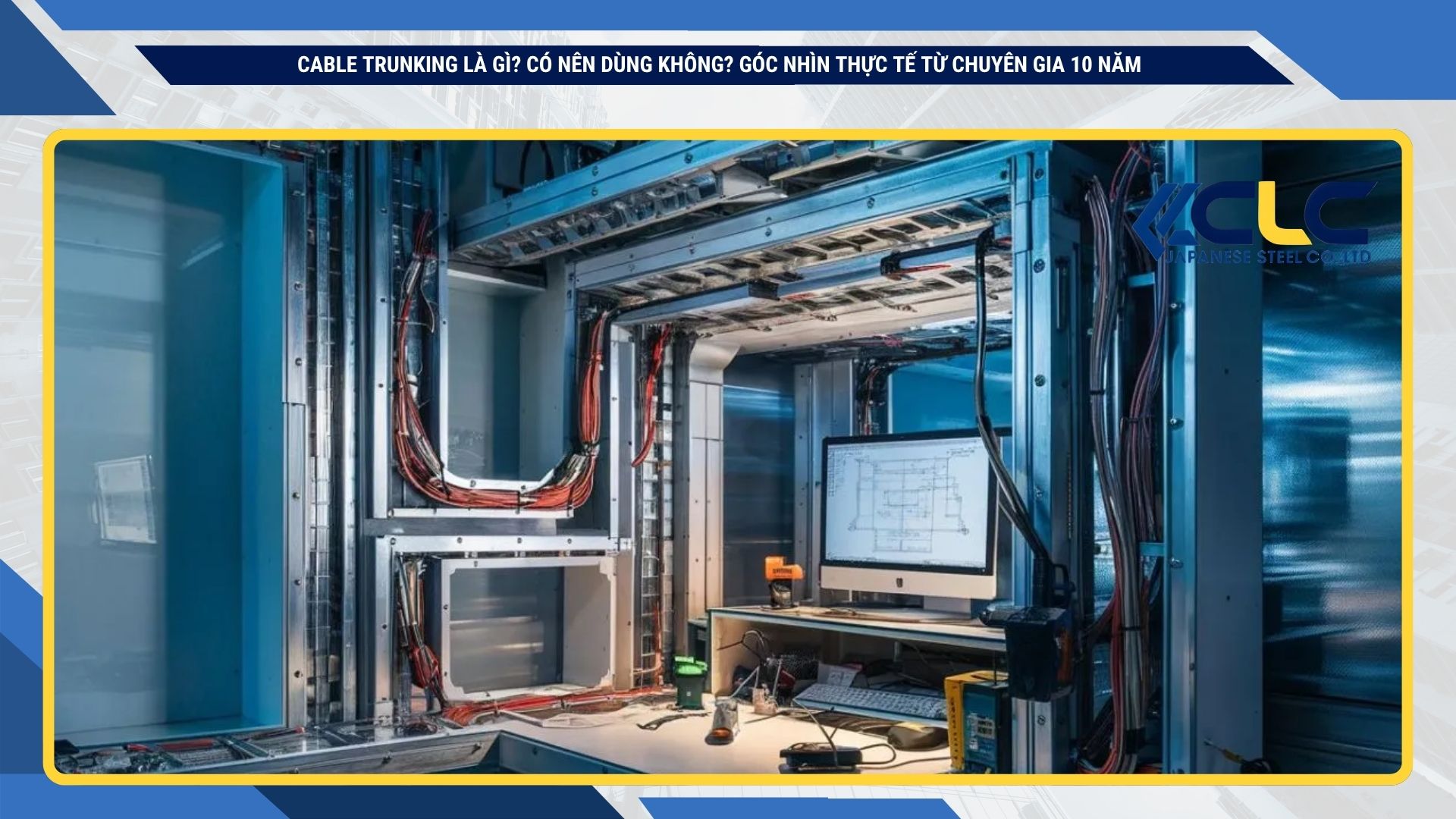 Cable trunking là gì? Có nên dùng không? Góc nhìn thực tế từ chuyên gia 10 năm