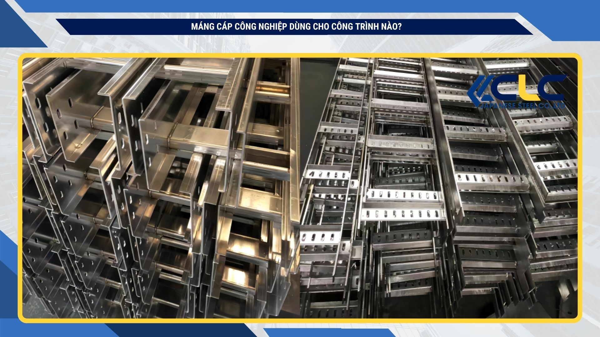 Máng cáp công nghiệp dùng cho công trình nào?