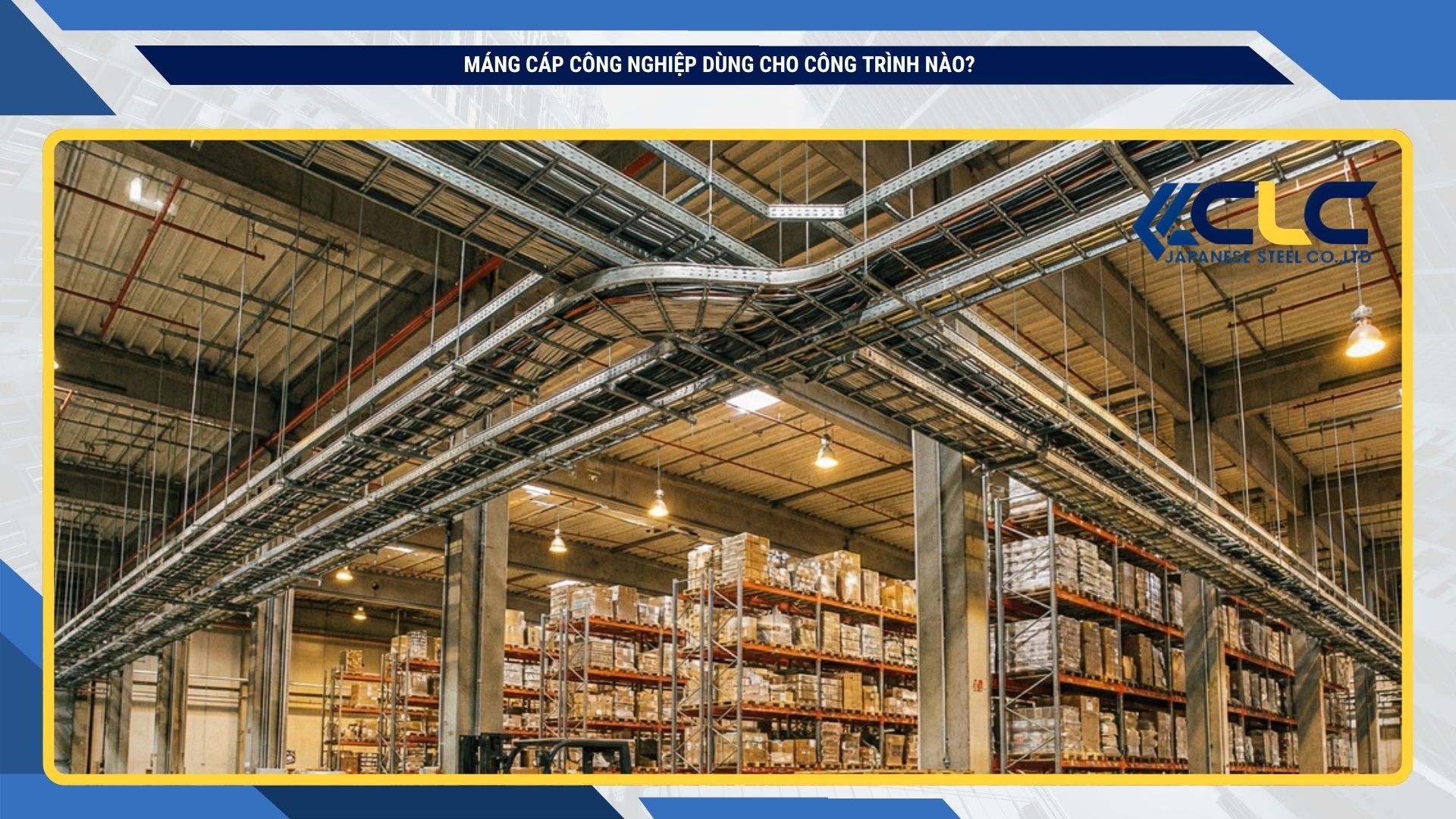 Máng cáp công nghiệp dùng cho công trình nào?