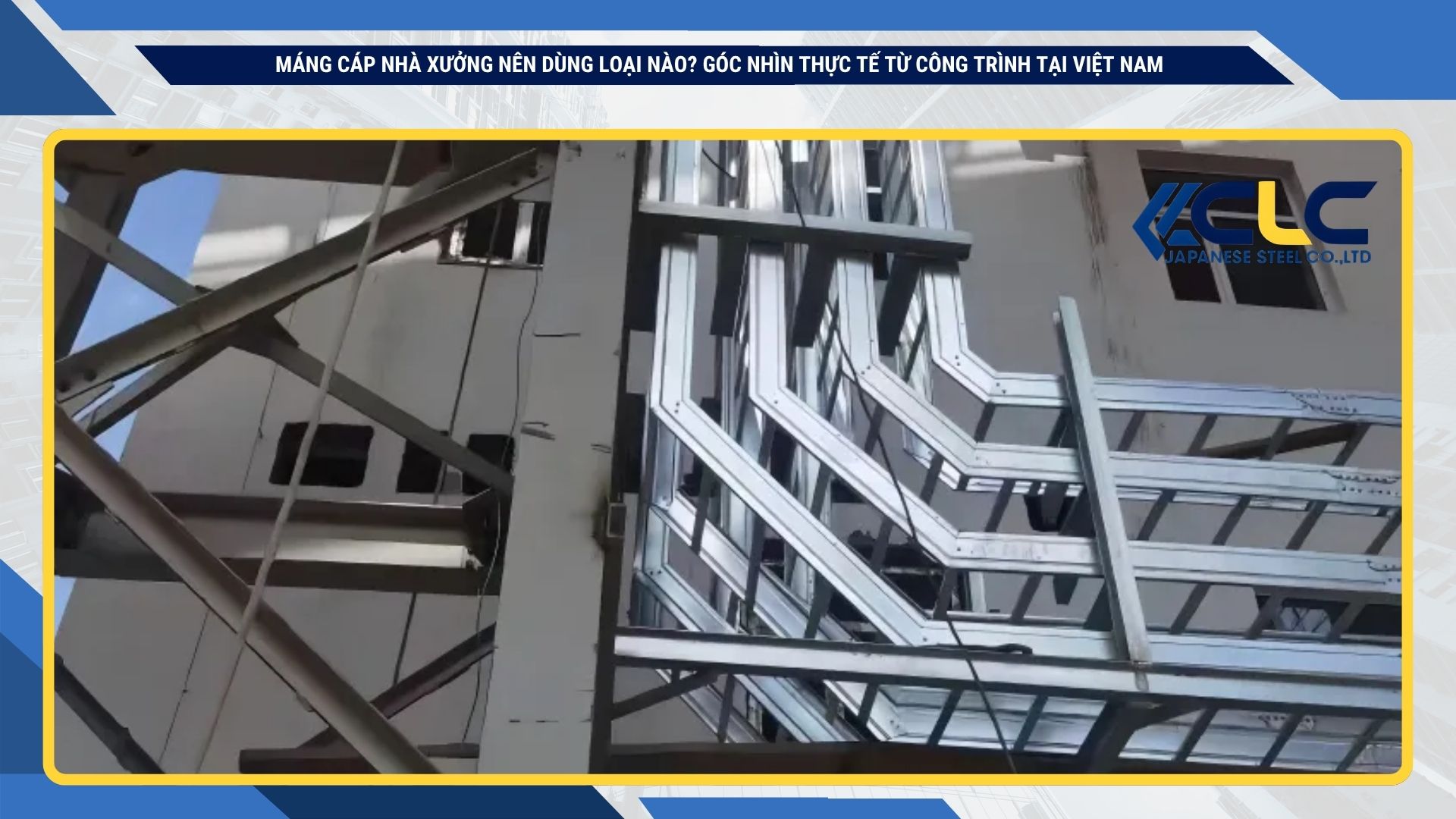 Máng cáp nhà xưởng nên dùng loại nào? Góc nhìn thực tế từ công trình tại Việt Nam
