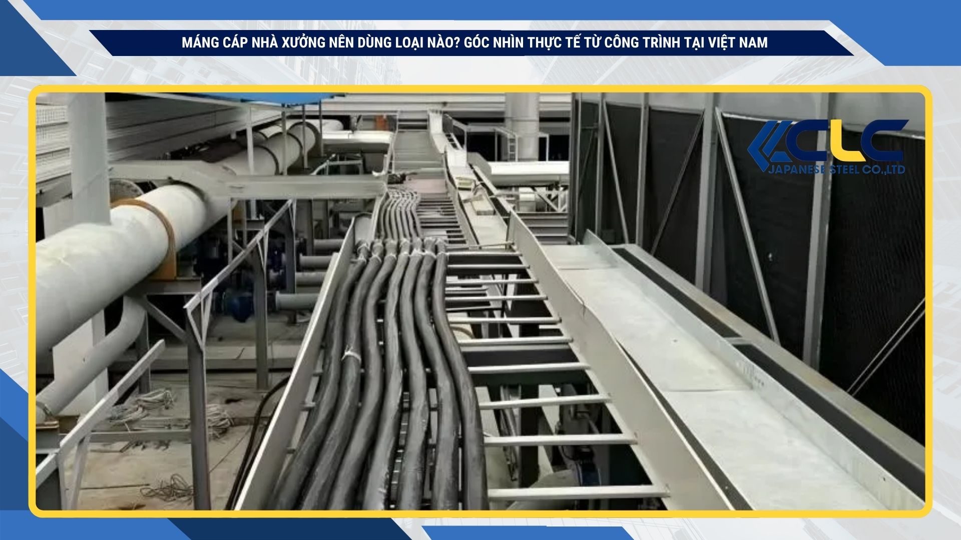 Máng cáp nhà xưởng nên dùng loại nào? Góc nhìn thực tế từ công trình tại Việt Nam