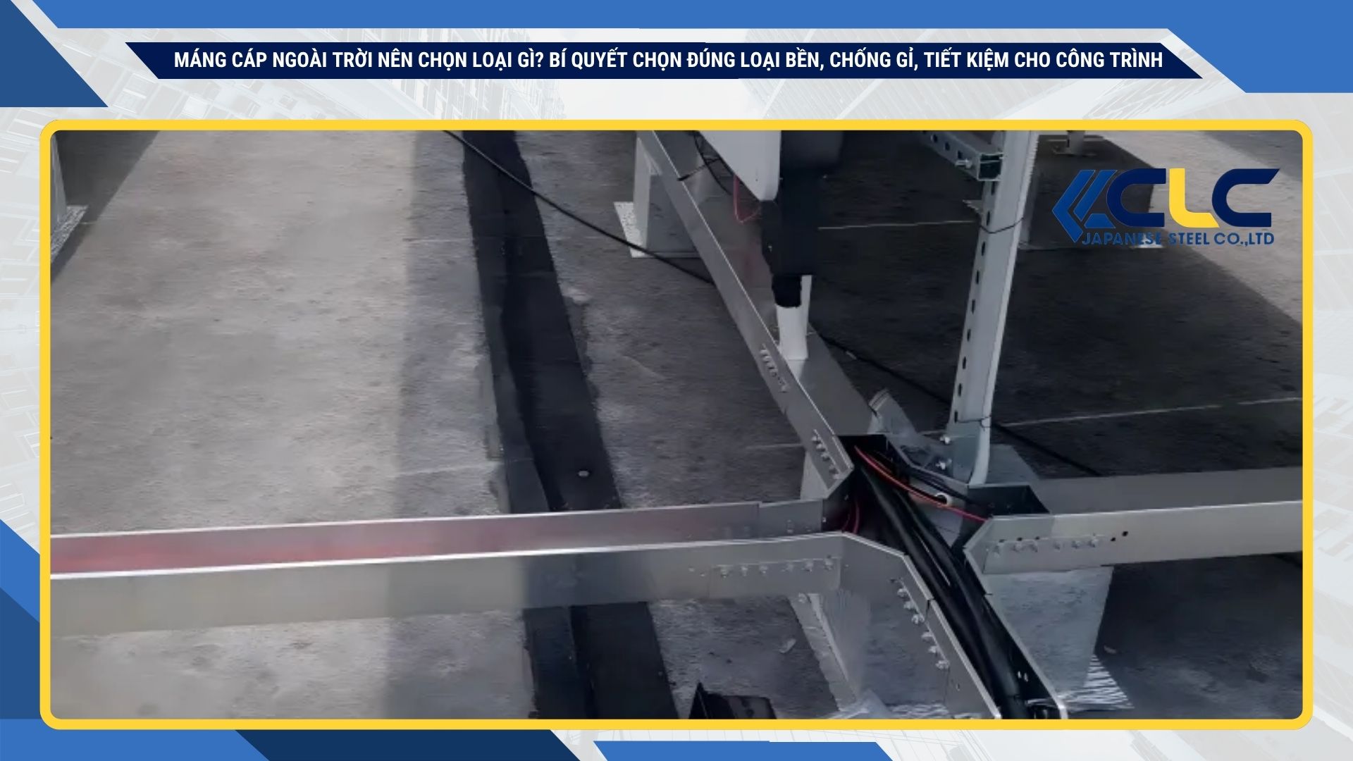 Máng cáp ngoài trời nên chọn loại gì? Bí quyết chọn đúng loại bền, chống gỉ, tiết kiệm cho công trình