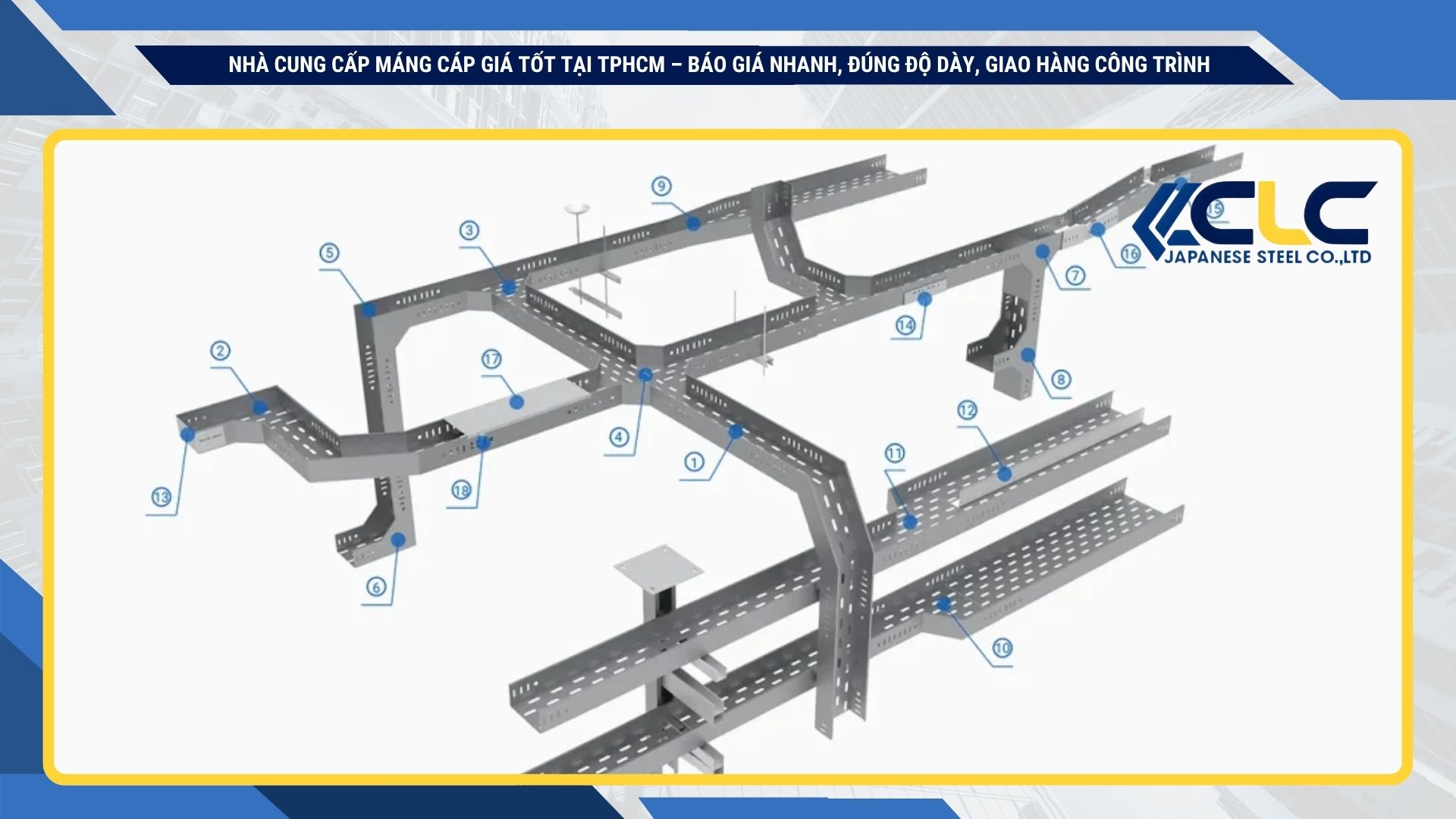 Nhà Cung Cấp Máng Cáp Giá Tốt Tại TPHCM – Báo Giá Nhanh, Đúng Độ Dày, Giao Hàng Công Trình
