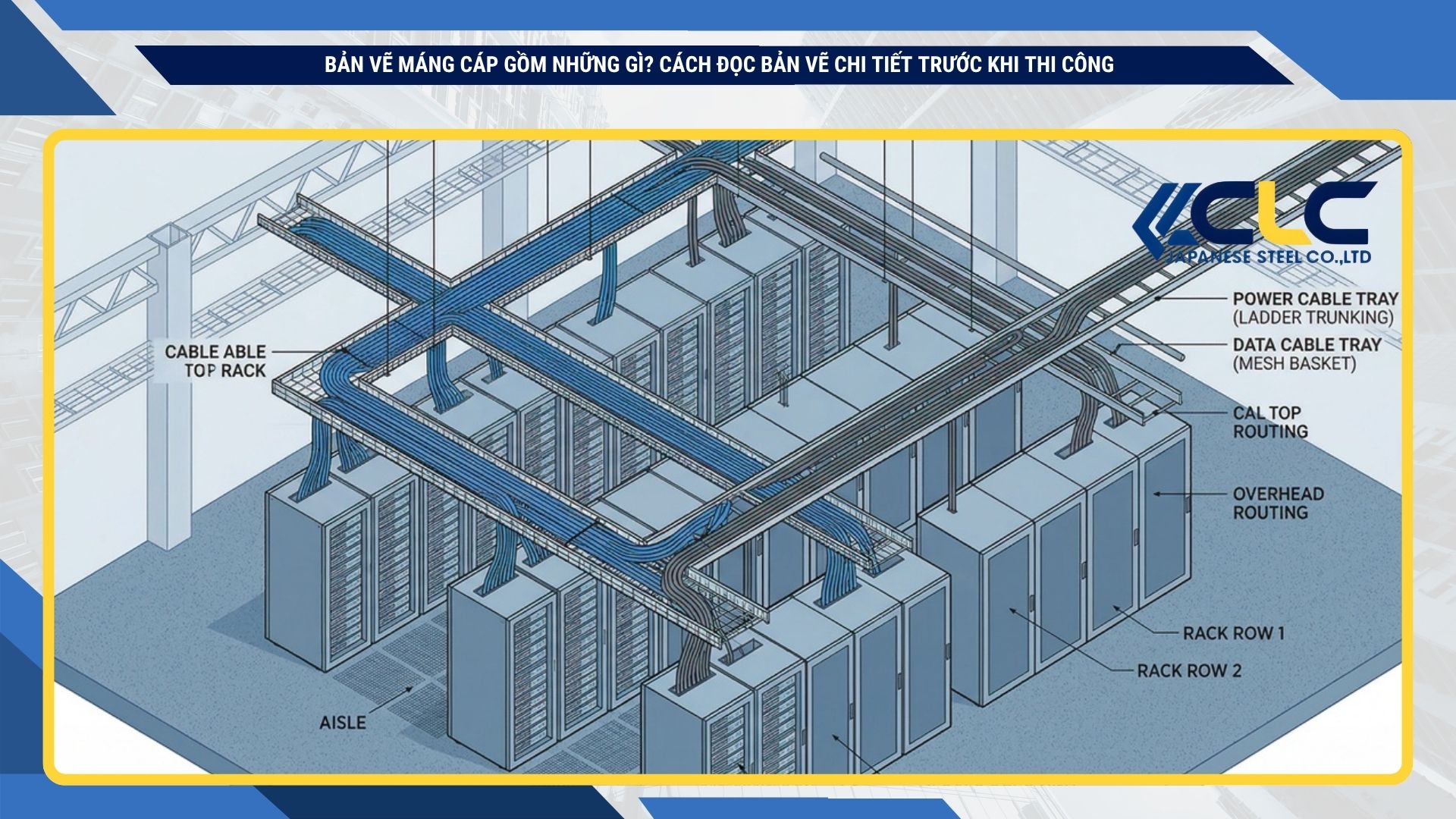 Bản vẽ máng cáp gồm những gì? Cách đọc bản vẽ chi tiết trước khi thi công