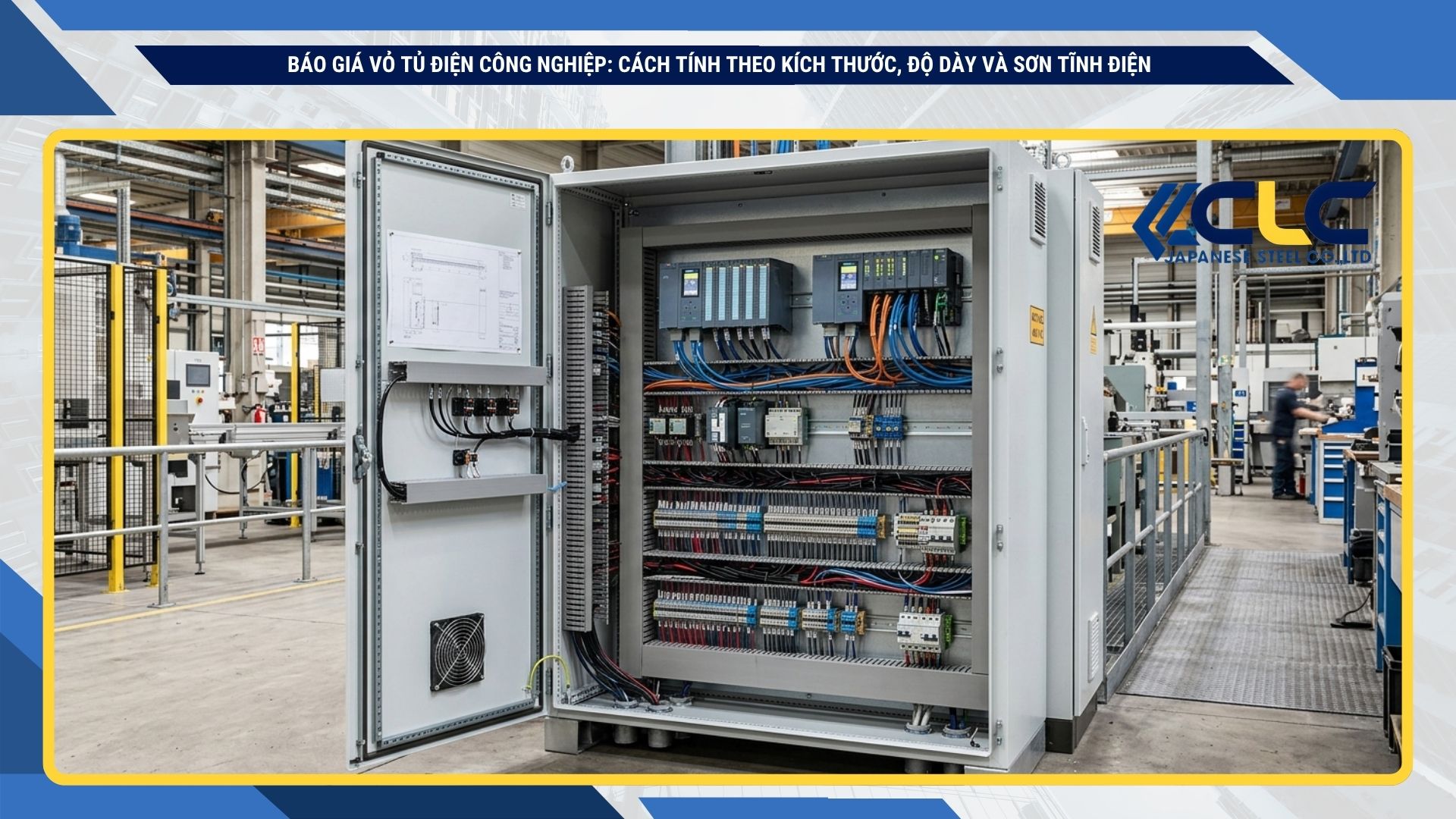 Báo giá vỏ tủ điện công nghiệp: Cách tính theo kích thước, độ dày và sơn tĩnh điện