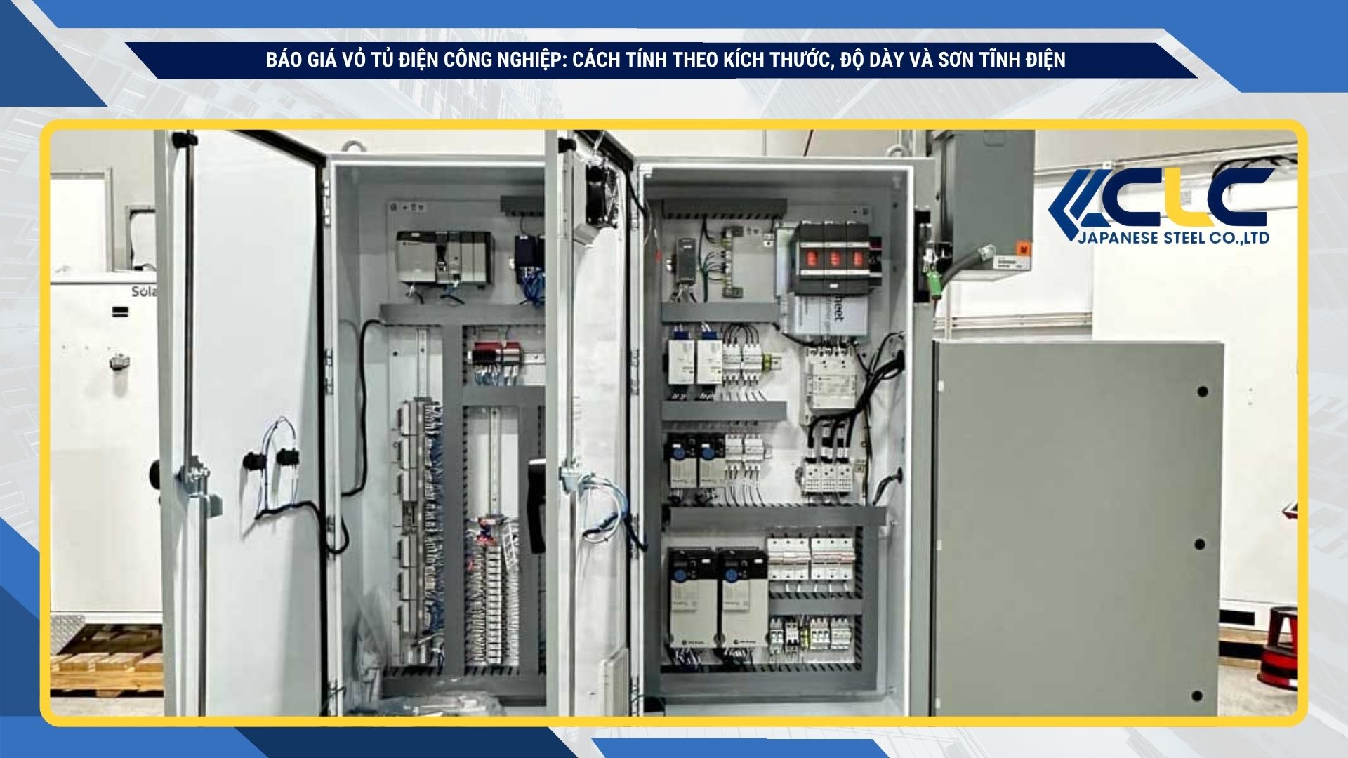 Báo giá vỏ tủ điện công nghiệp: Cách tính theo kích thước, độ dày và sơn tĩnh điện