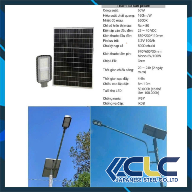 Đèn NLMT ( solar light )  & Đèn LEG chiếu sáng